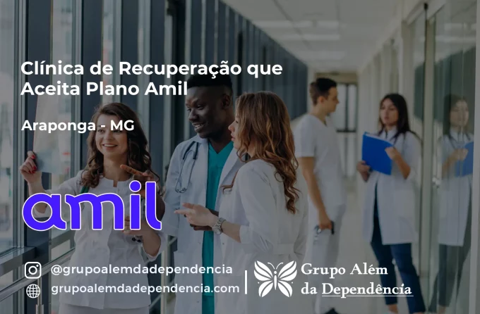 Clínica de Recuperação que Aceita Amil em Araponga - MG