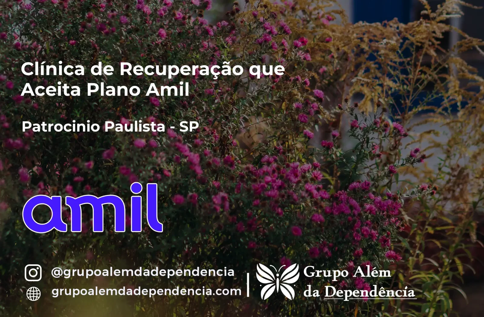 Clínica de Recuperação que Aceita Amil em Patrocínio Paulista - SP