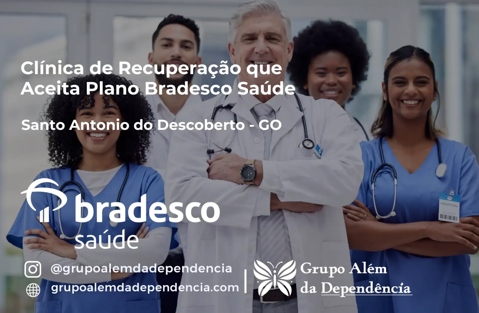 Clínica de Recuperação que Aceita Bradesco Saúde em Santo Antônio do Descoberto - GO