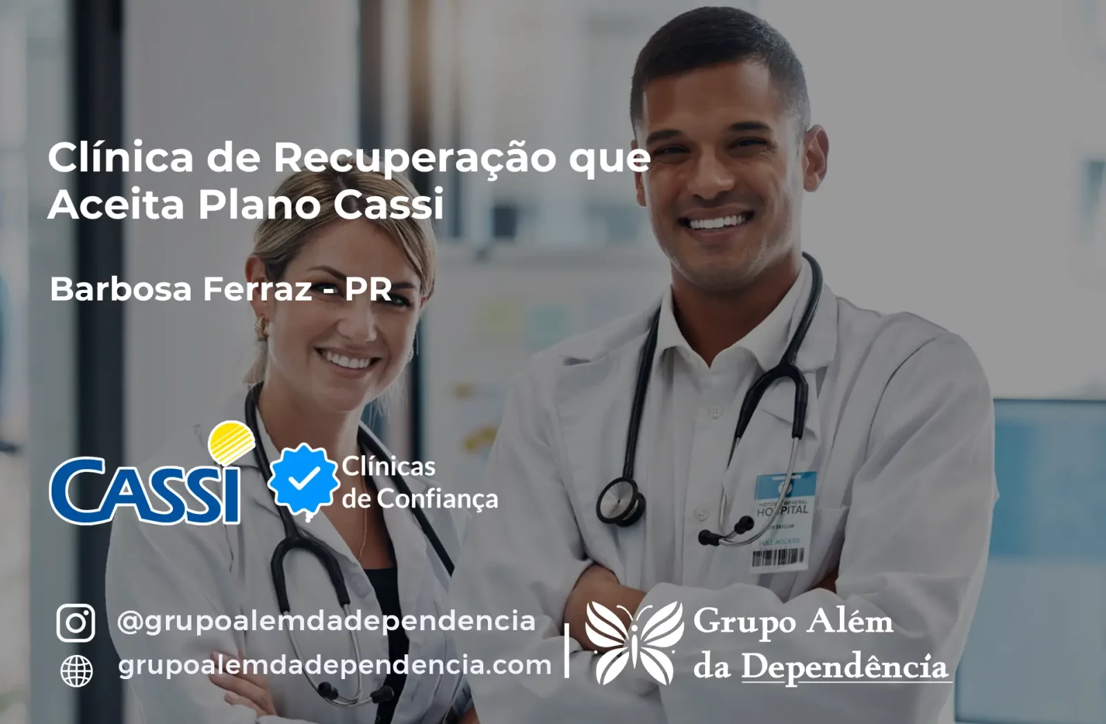 Clínica de Recuperação que Aceita CASSI em Barbosa Ferraz -PR