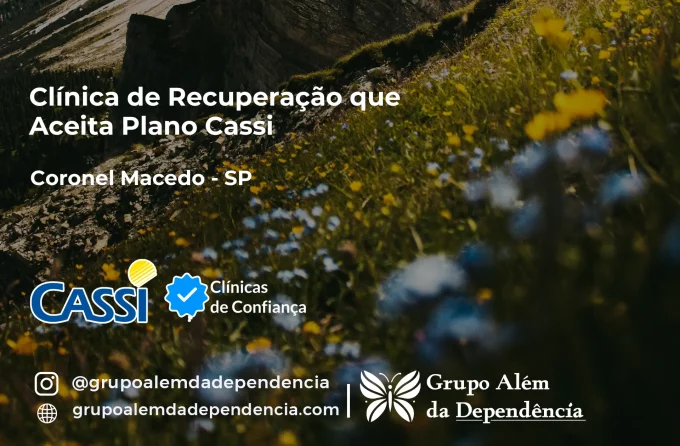 Clínica de Recuperação que Aceita CASSI em Coronel Macedo -SP