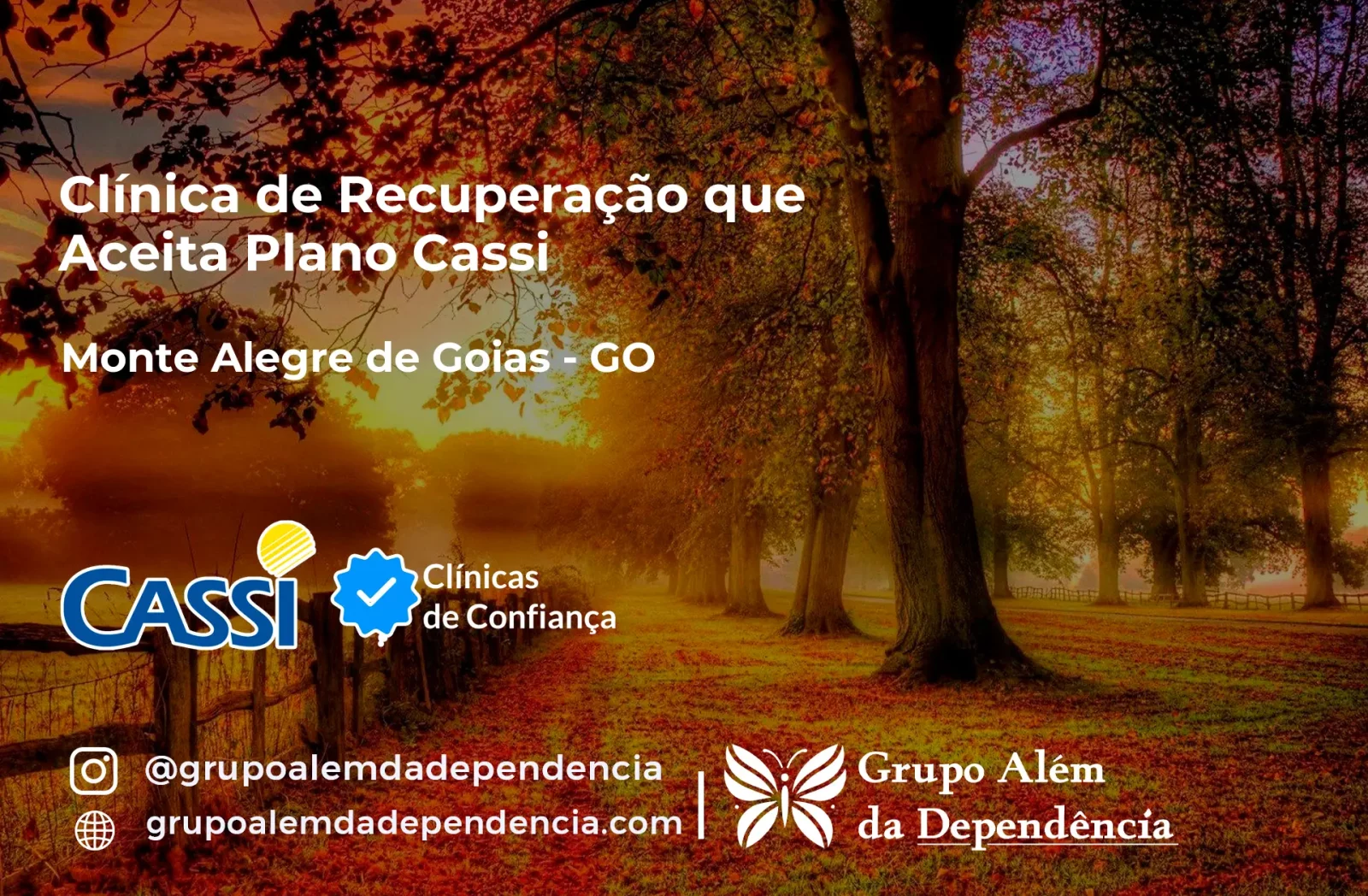 Clínica de Recuperação que Aceita CASSI em Monte Alegre de Goiás -GO