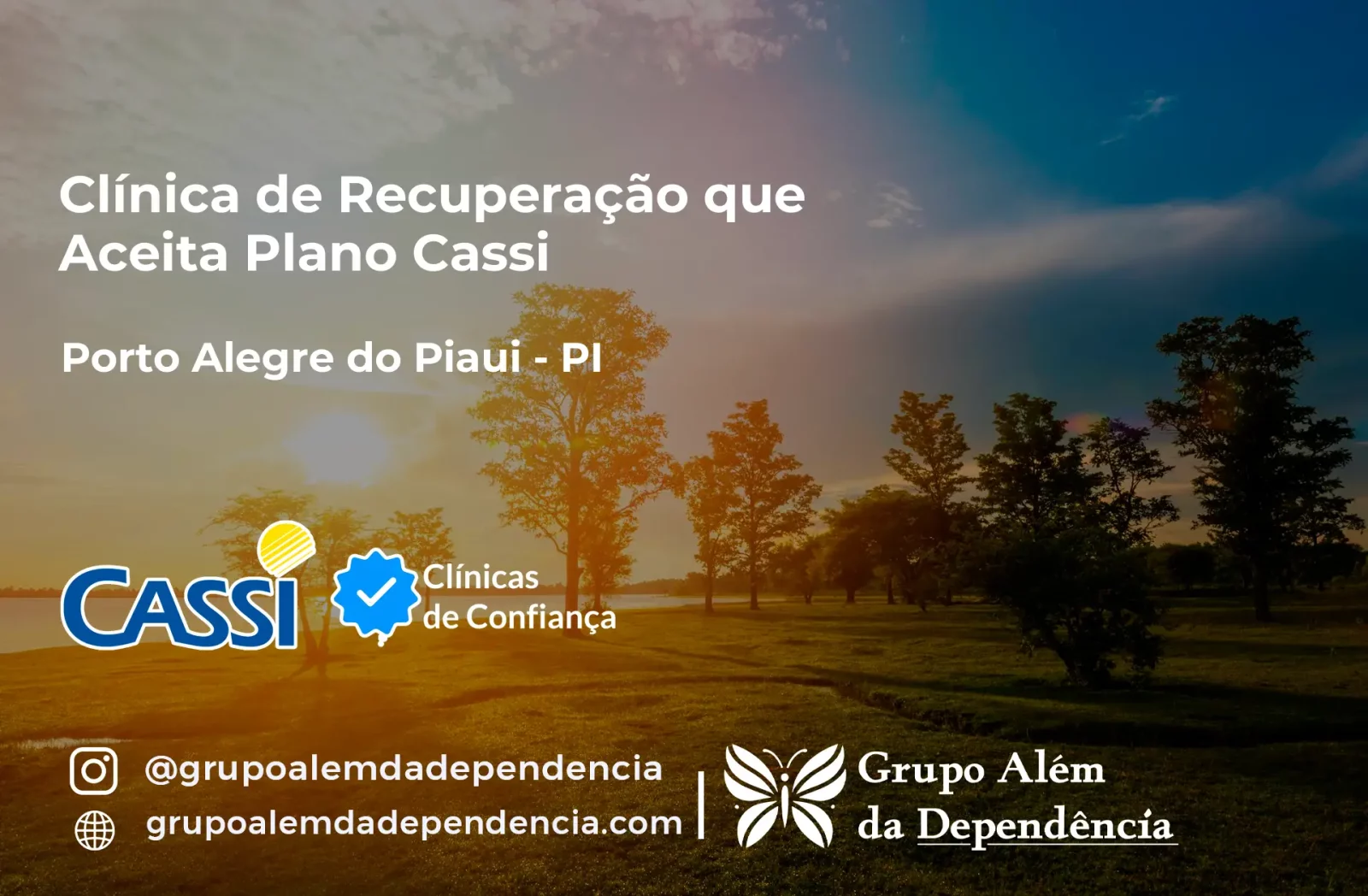 Clínica de Recuperação que Aceita CASSI em Porto Alegre do Piauí -PI