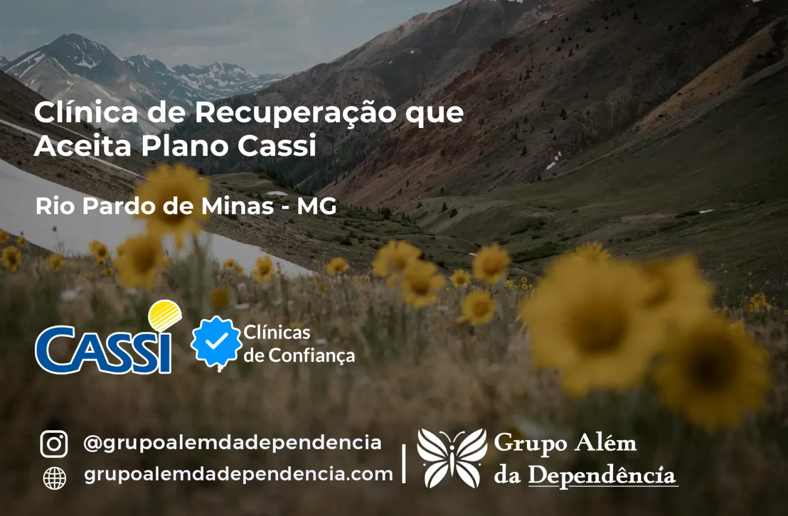 Clínica de Recuperação que Aceita CASSI em Rio Pardo de Minas -MG