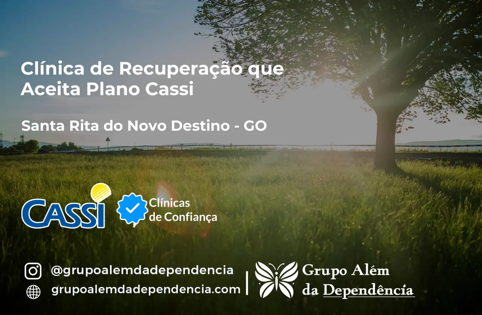Clínica de Recuperação que Aceita CASSI em Santa Rita do Novo Destino -GO