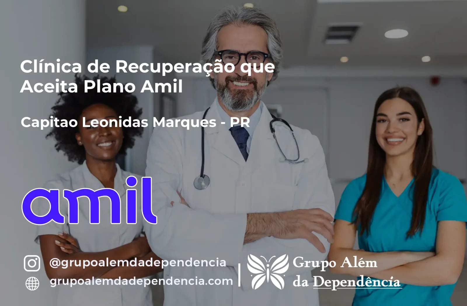 Clínica de Recuperação que Aceita Amil em Capitão Leônidas Marques - PR