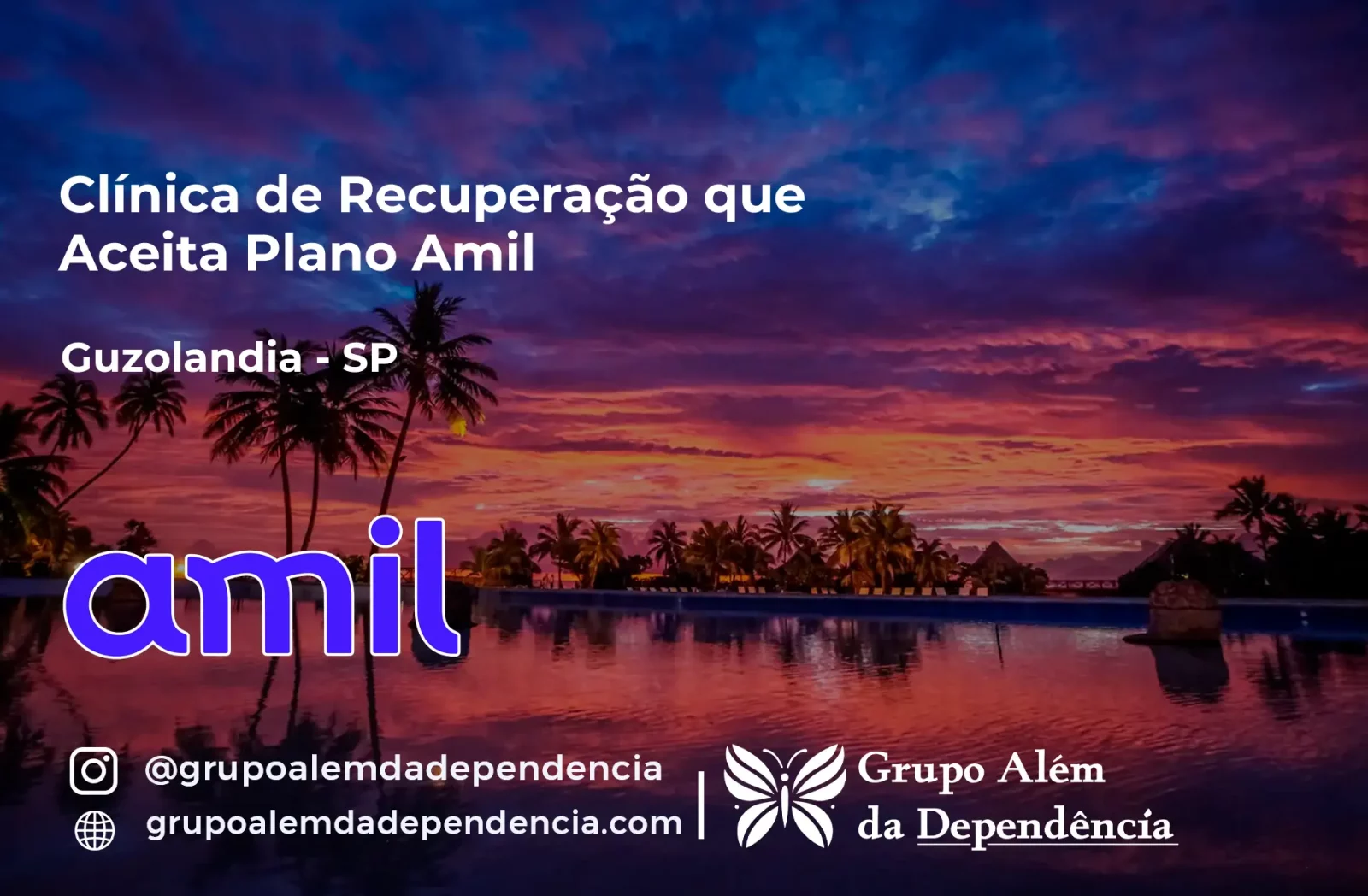 Clínica de Recuperação que Aceita Amil em Guzolândia - SP