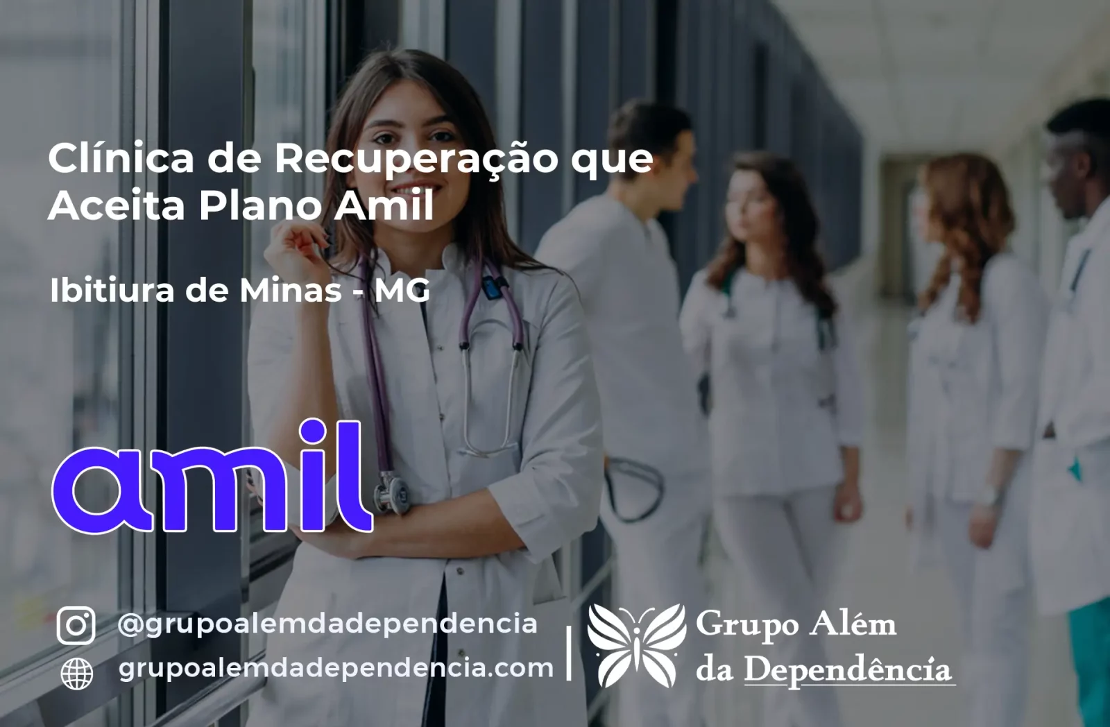 Clínica de Recuperação que Aceita Amil em Ibitiúra de Minas - MG