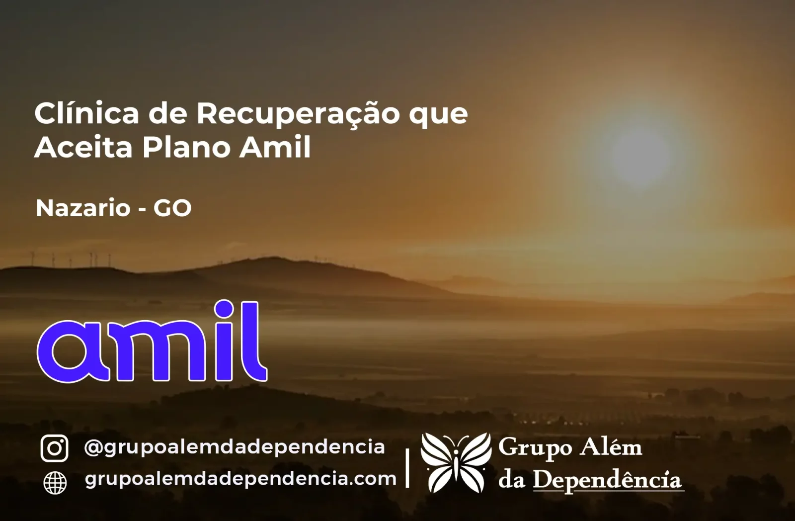 Clínica de Recuperação que Aceita Amil em Nazário - GO