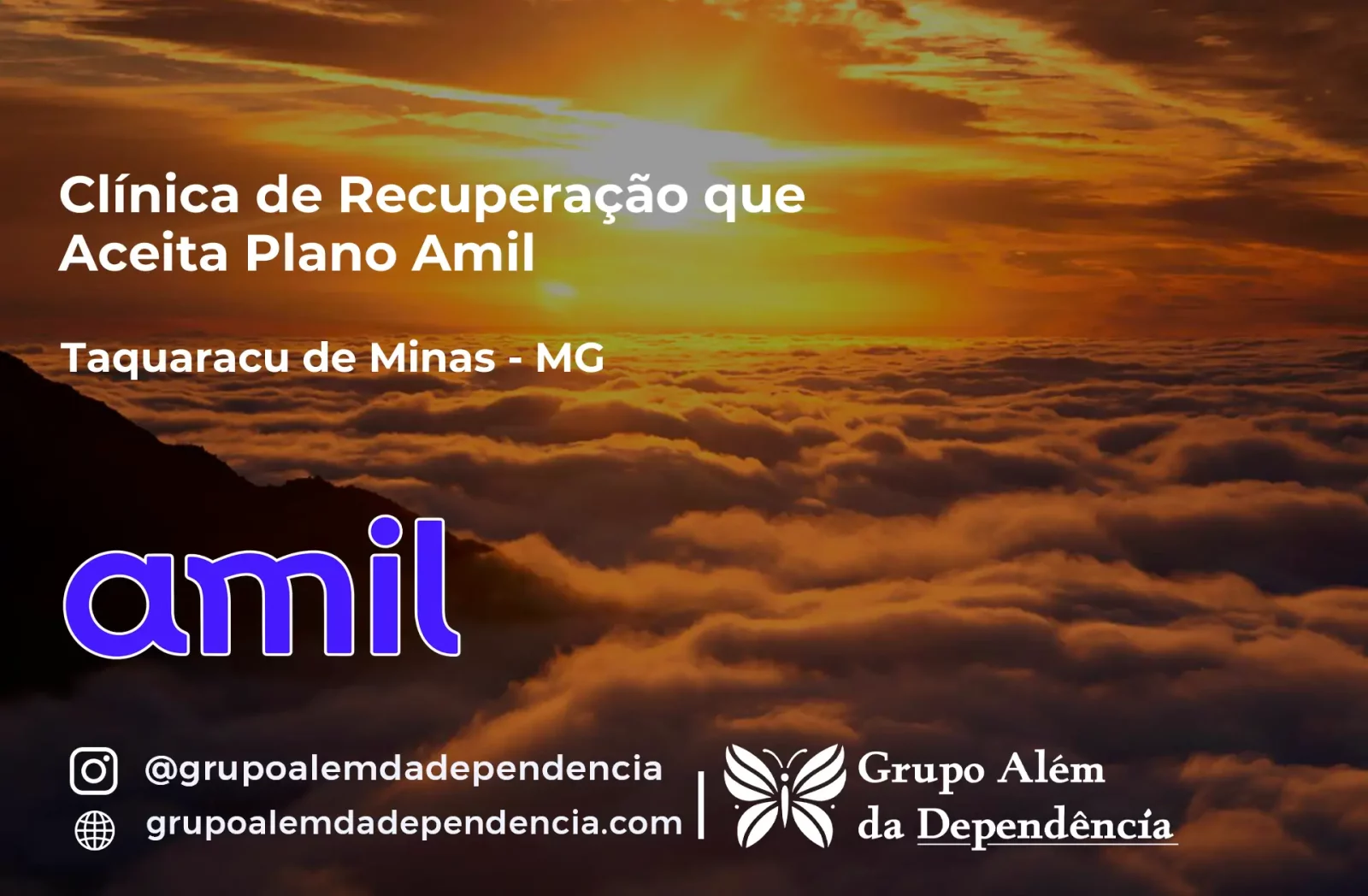 Clínica de Recuperação que Aceita Amil em Taquaraçu de Minas - MG
