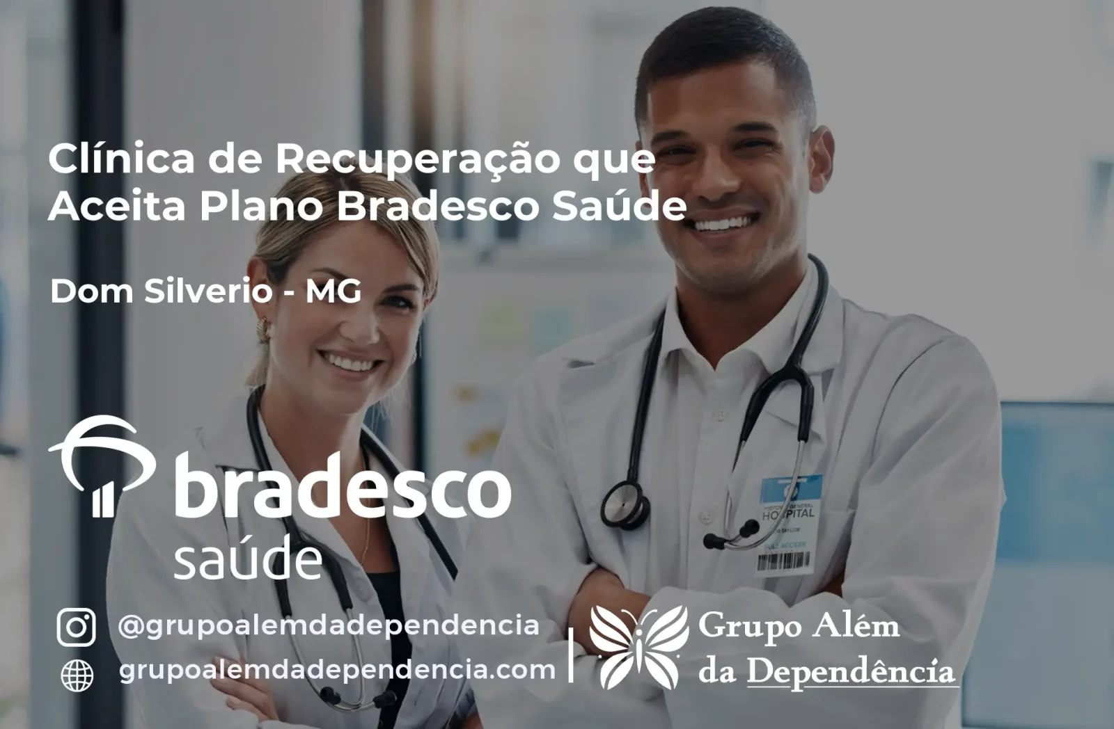 Clínica de Recuperação que Aceita Bradesco Saúde em Dom Silvério - MG