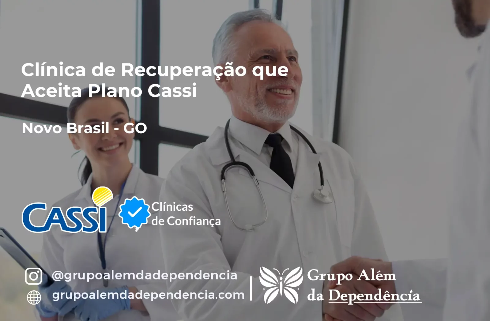 Clínica de Recuperação que Aceita CASSI em Novo Brasil -GO