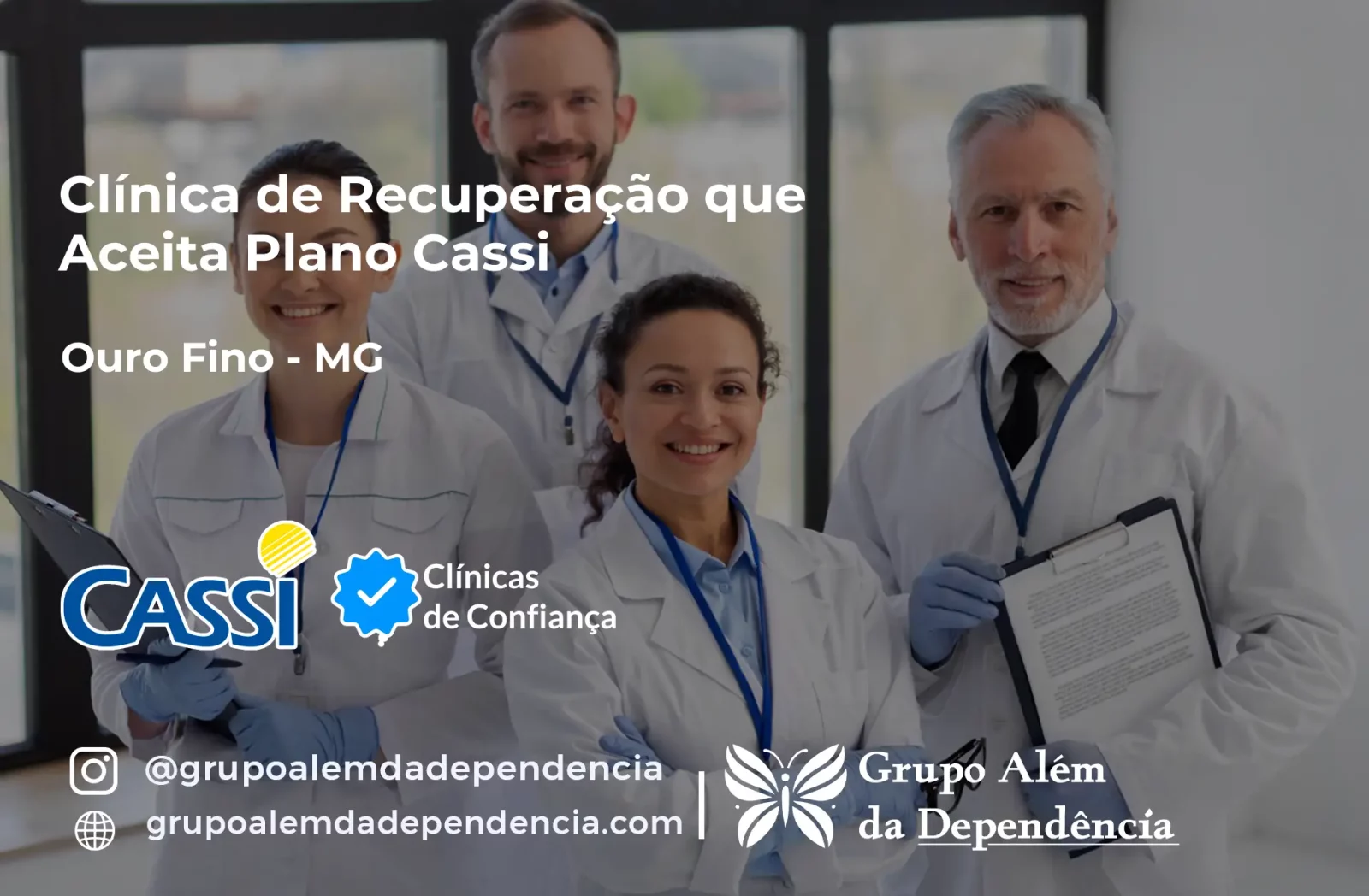 Clínica de Recuperação que Aceita CASSI em Ouro Fino -MG