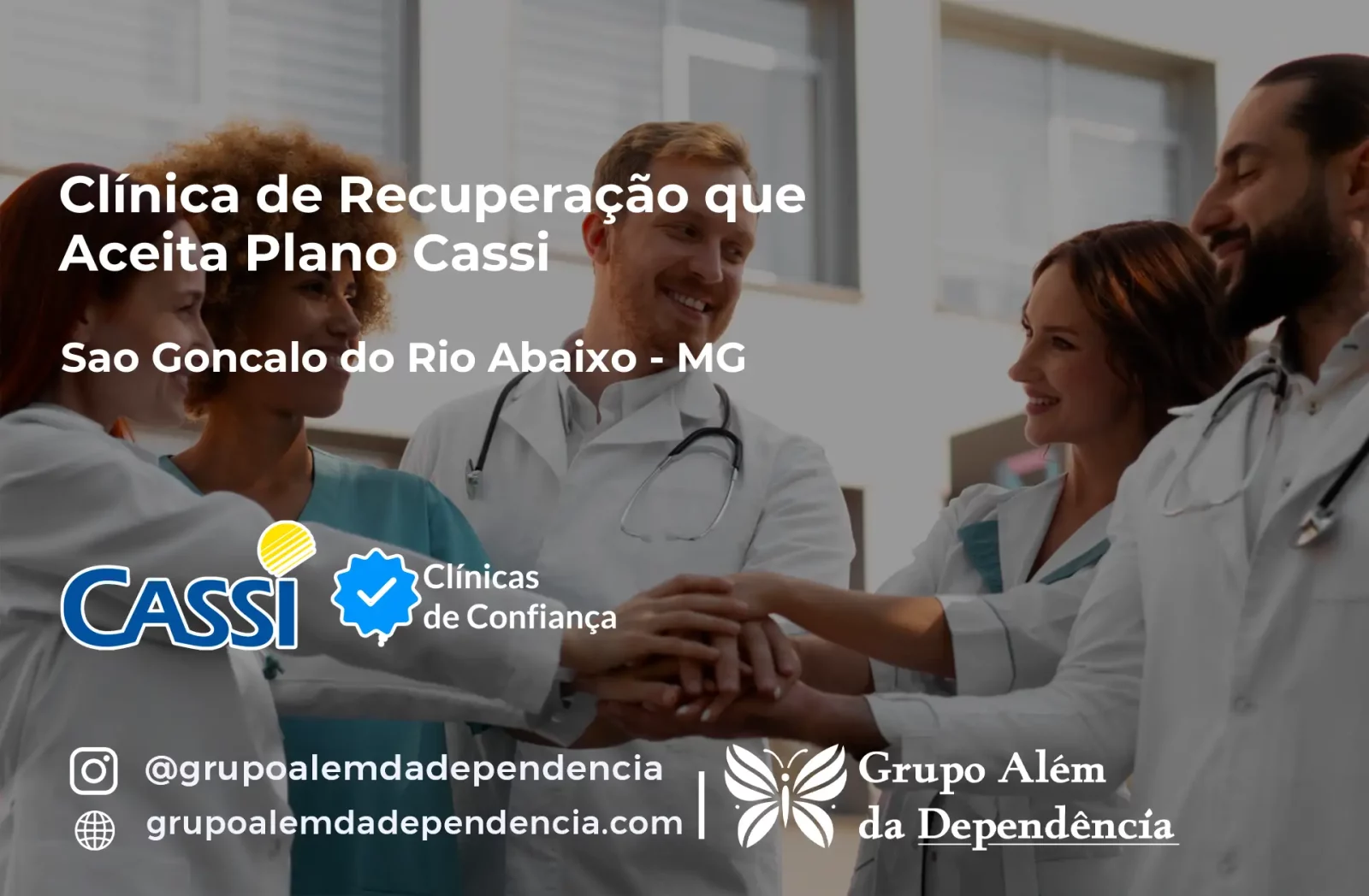 Clínica de Recuperação que Aceita CASSI em São Gonçalo do Rio Abaixo -MG