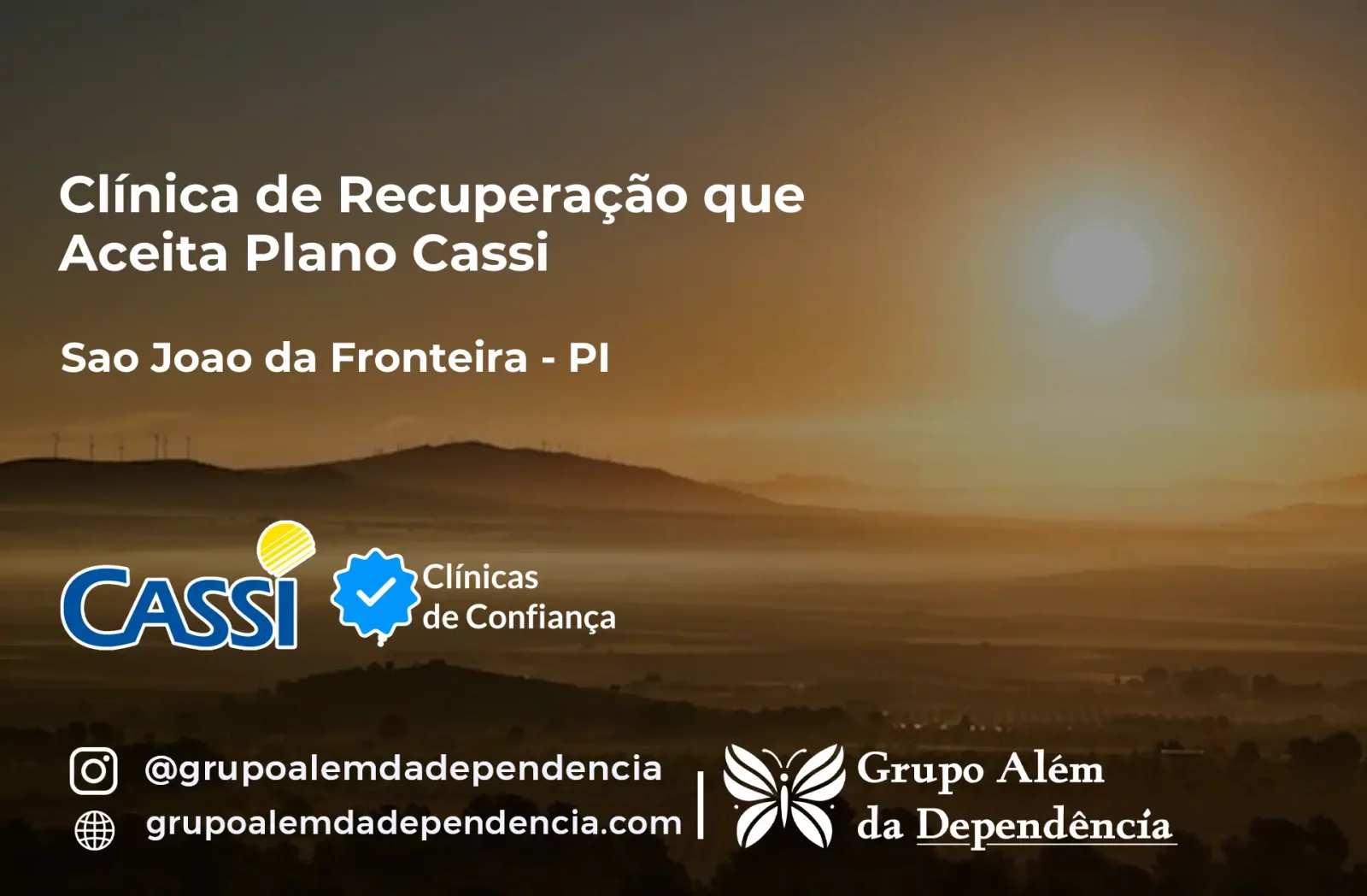Clínica de Recuperação que Aceita CASSI em São João da Fronteira -PI
