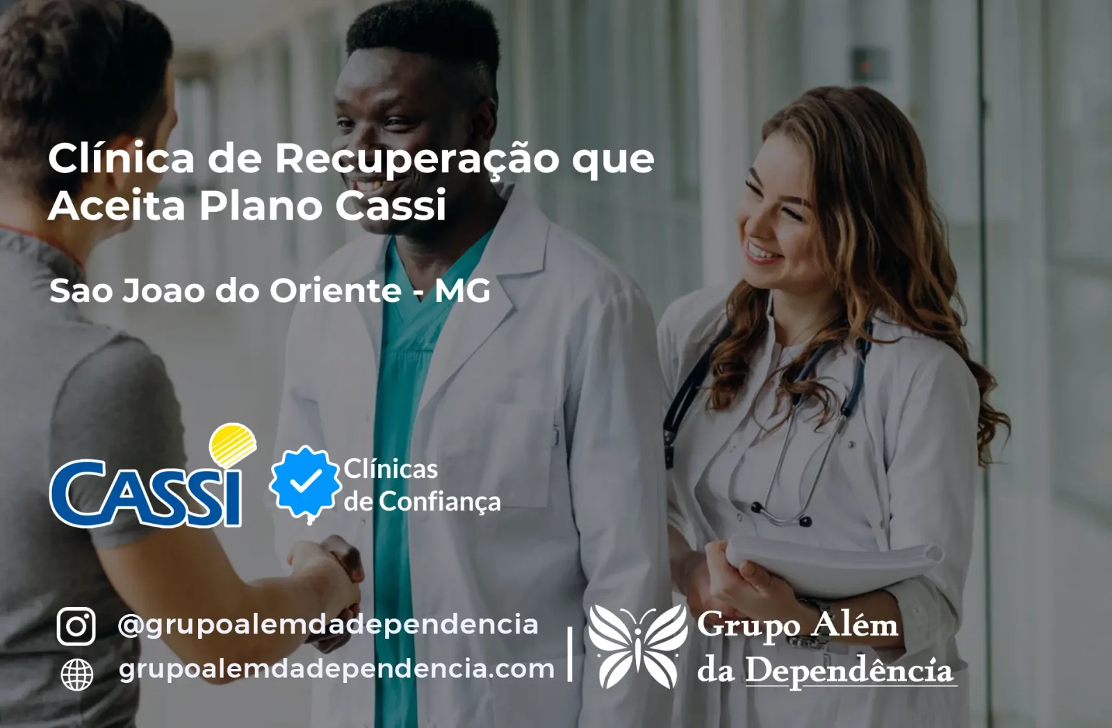 Clínica de Recuperação que Aceita CASSI em São João do Oriente -MG