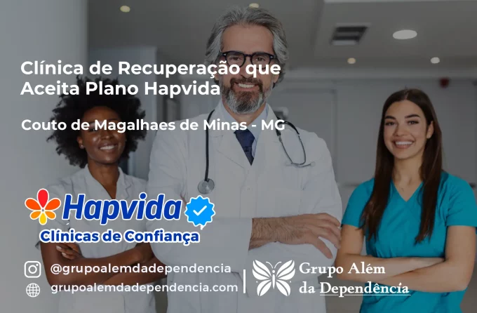 Clínica de Recuperação que Aceita Hapvida em Couto de Magalhães de Minas - MG