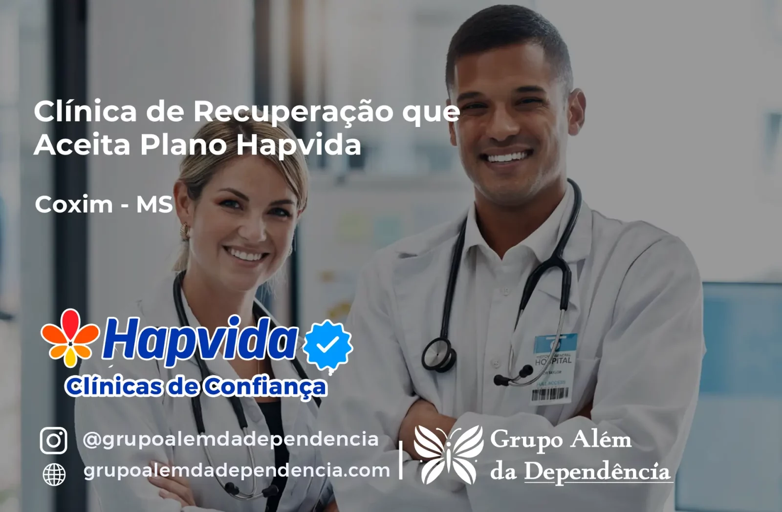 Clínica de Recuperação que Aceita Hapvida em Coxim - MS