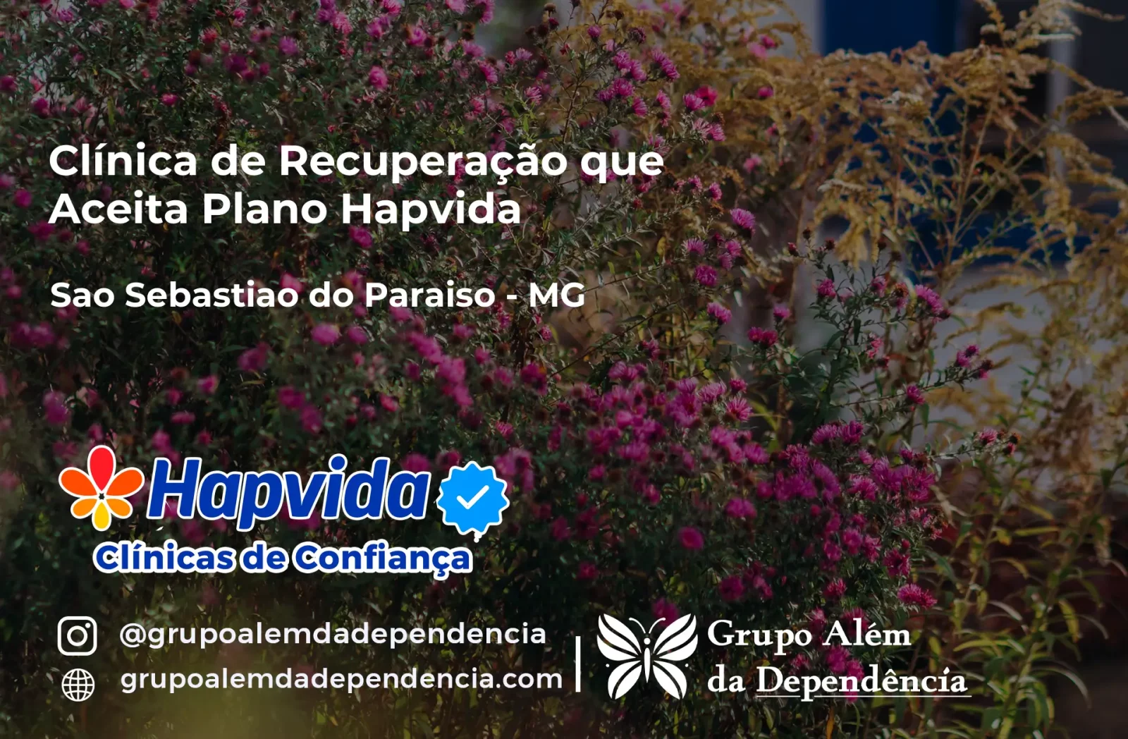 Clínica de Recuperação que Aceita Hapvida em São Sebastião do Paraíso - MG