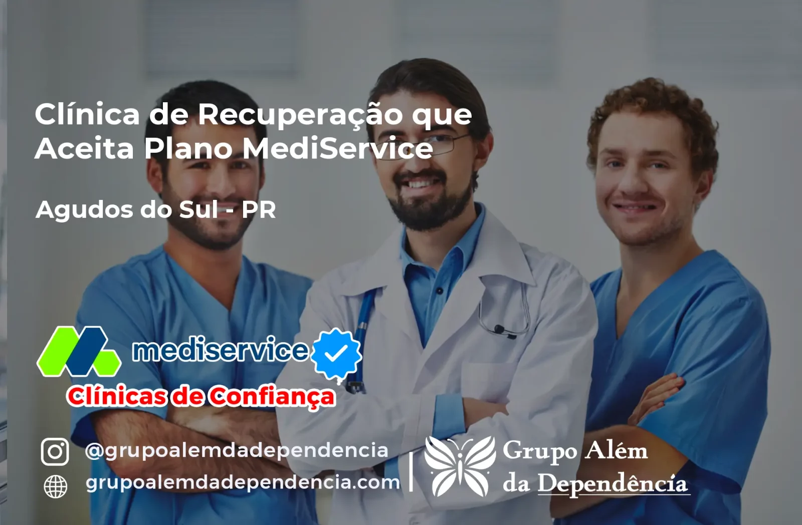 Clínica de Recuperação que Aceita Mediservice em Agudos do Sul - PR