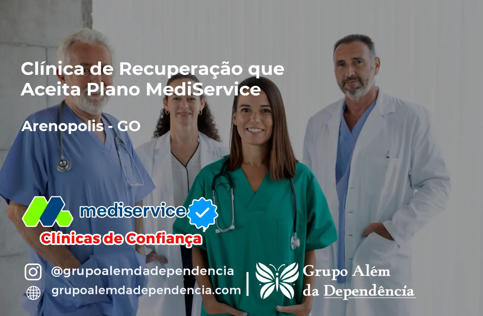 Clínica de Recuperação que Aceita Mediservice em Arenópolis - GO