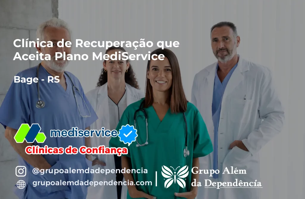 Clínica de Recuperação que Aceita Mediservice em Bagé - RS 1 Clínica de Recuperação que Aceita Mediservice em Bagé - RS