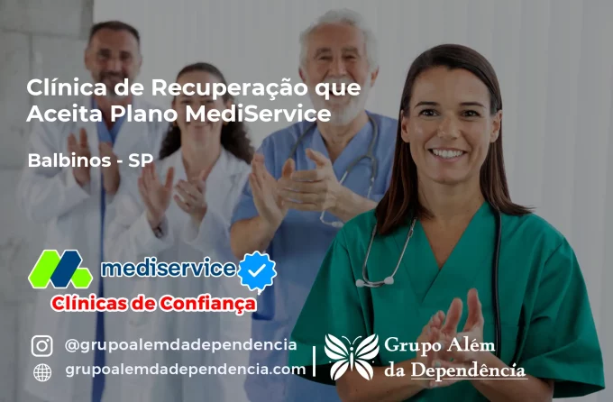 Clínica de Recuperação que Aceita Mediservice em Balbinos - SP
