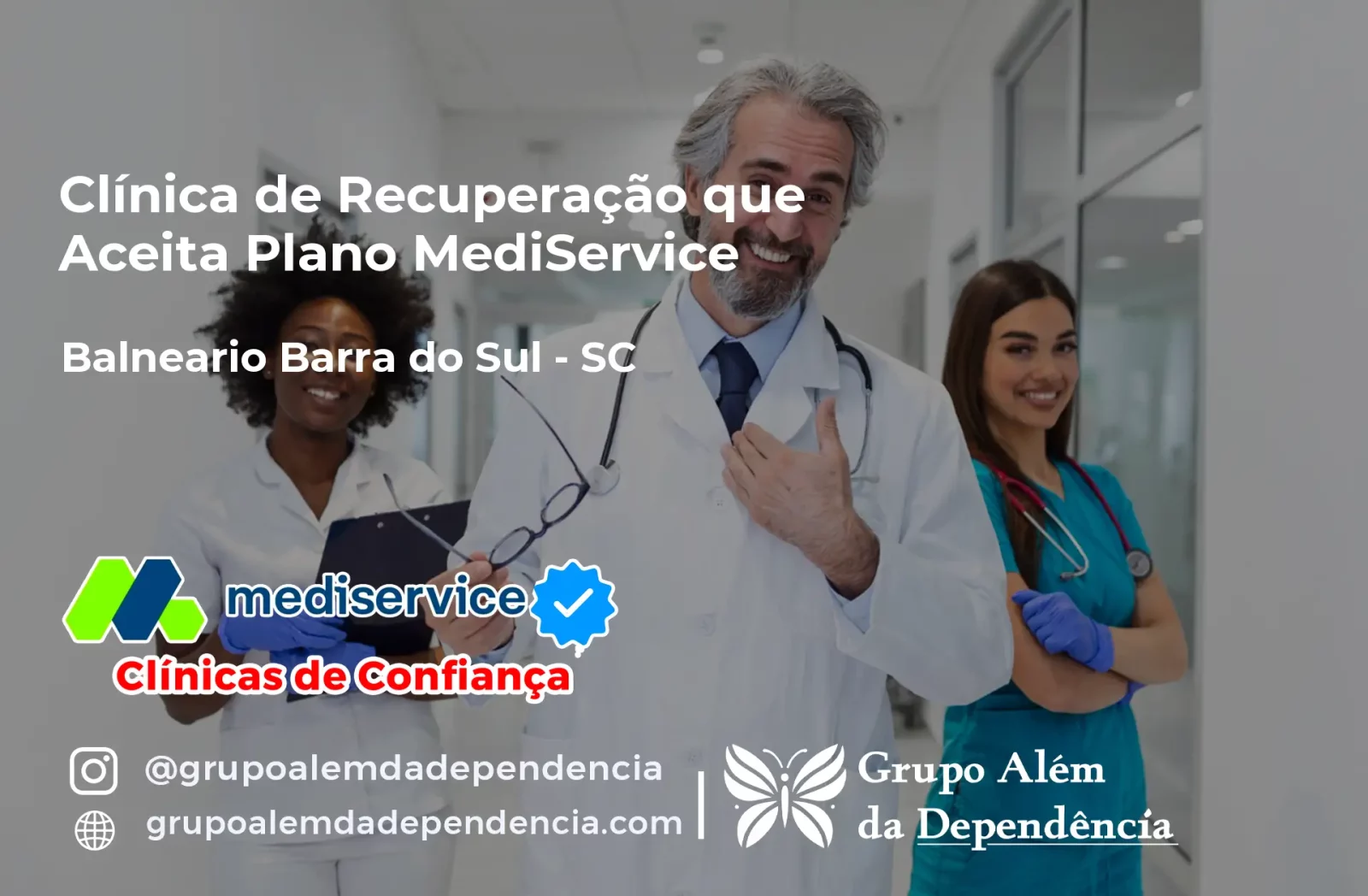 Clínica de Recuperação que Aceita Mediservice em Balneário Barra do Sul - SC