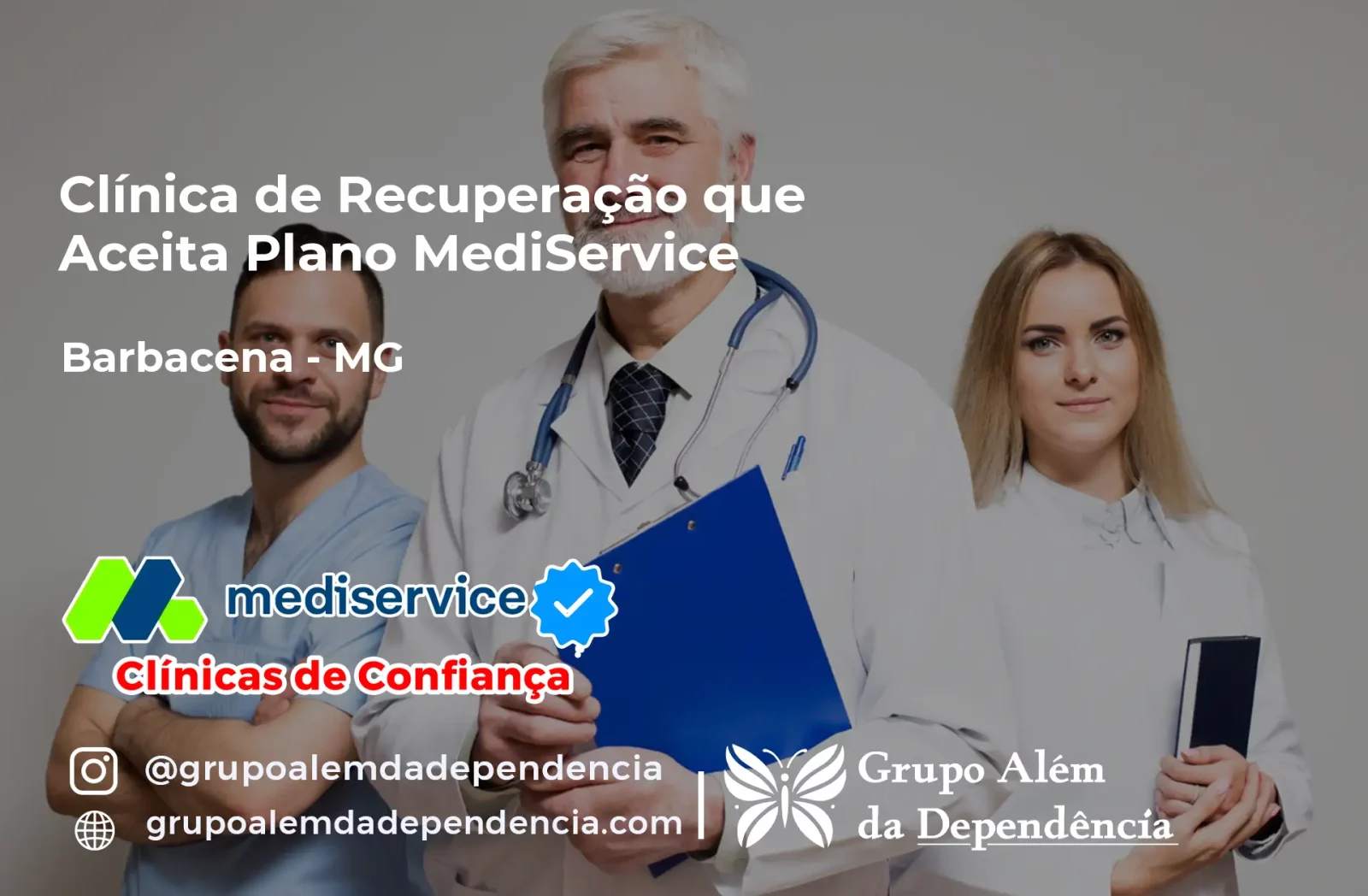 Clínica de Recuperação que Aceita Mediservice em Barbacena - MG