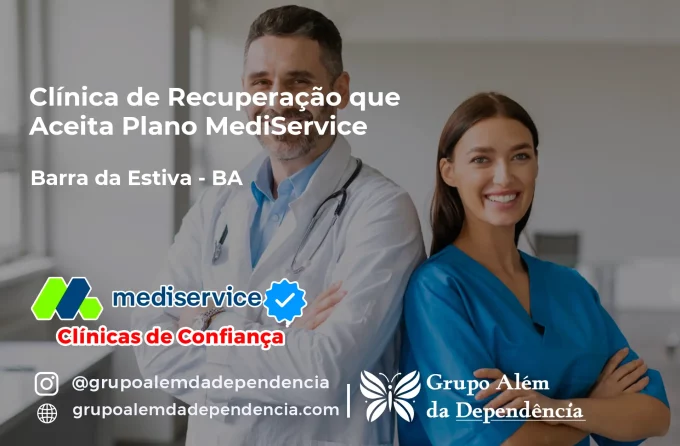 Clínica de Recuperação que Aceita Mediservice em Barra da Estiva - BA