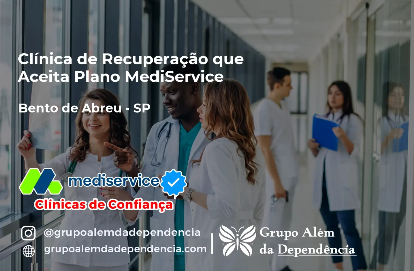 Clínica de Recuperação que Aceita Mediservice em Bento de Abreu - SP