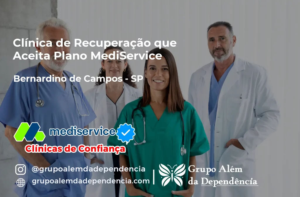 Clínica de Recuperação que Aceita Mediservice em Bernardino de Campos - SP 1 Clínica de Recuperação que Aceita Mediservice em Bernardino de Campos - SP