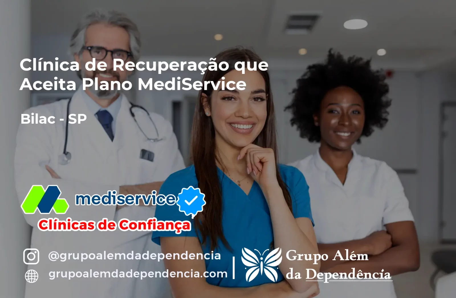Clínica de Recuperação que Aceita Mediservice em Bilac - SP