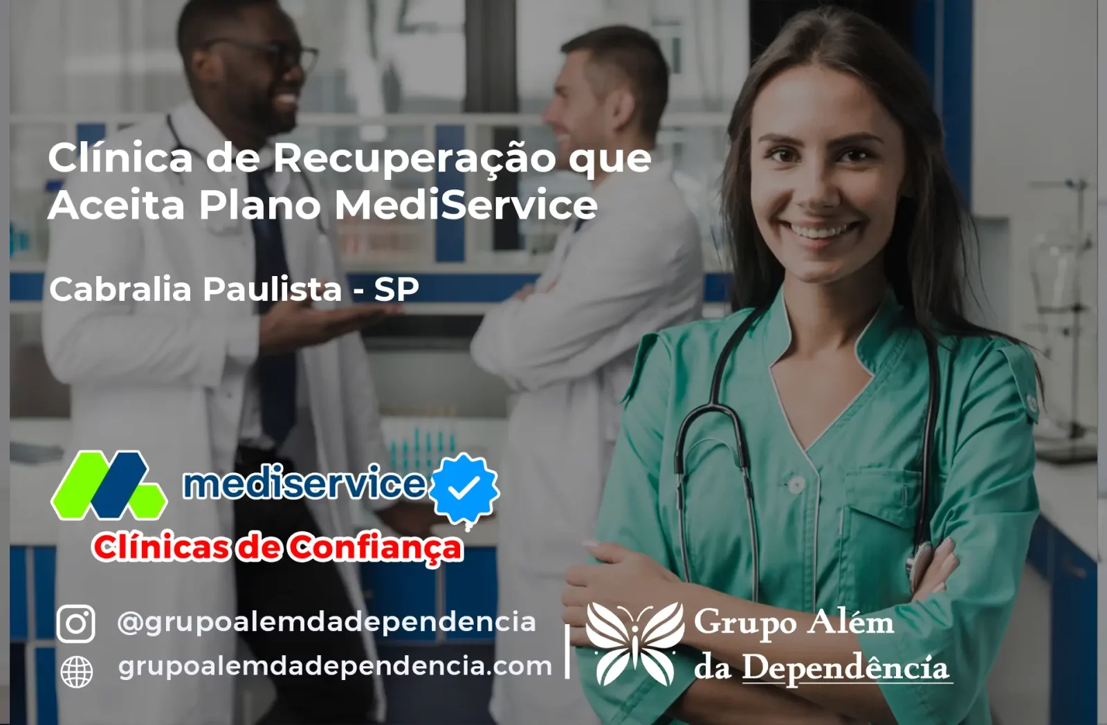 Clínica de Recuperação que Aceita Mediservice em Cabrália Paulista - SP