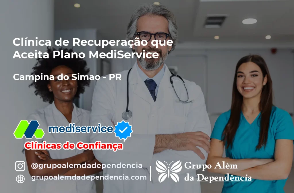 Clínica de Recuperação que Aceita Mediservice em Campina do Simão - PR 1 Clínica de Recuperação que Aceita Mediservice em Campina do Simão - PR