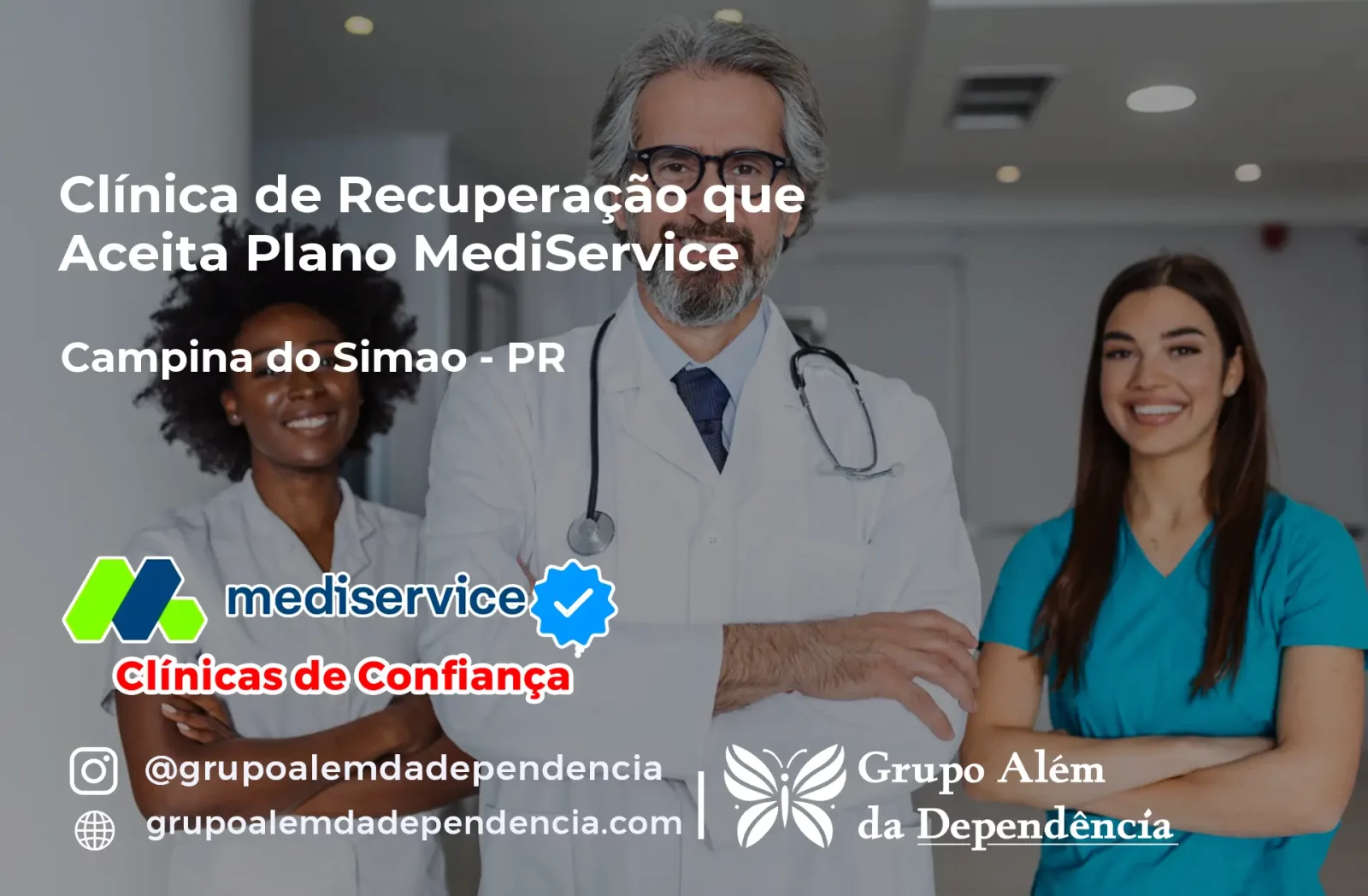 Clínica de Recuperação que Aceita Mediservice em Campina do Simão - PR