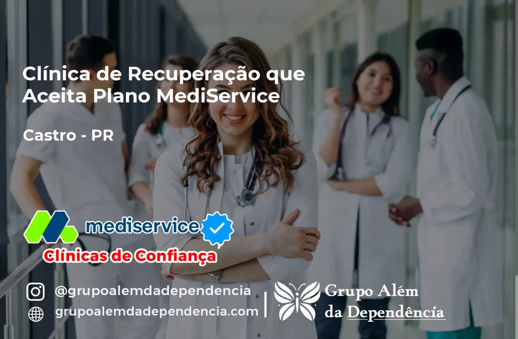 Clínica de Recuperação que Aceita Mediservice em Castro - PR 1 Clínica de Recuperação que Aceita Mediservice em Castro - PR