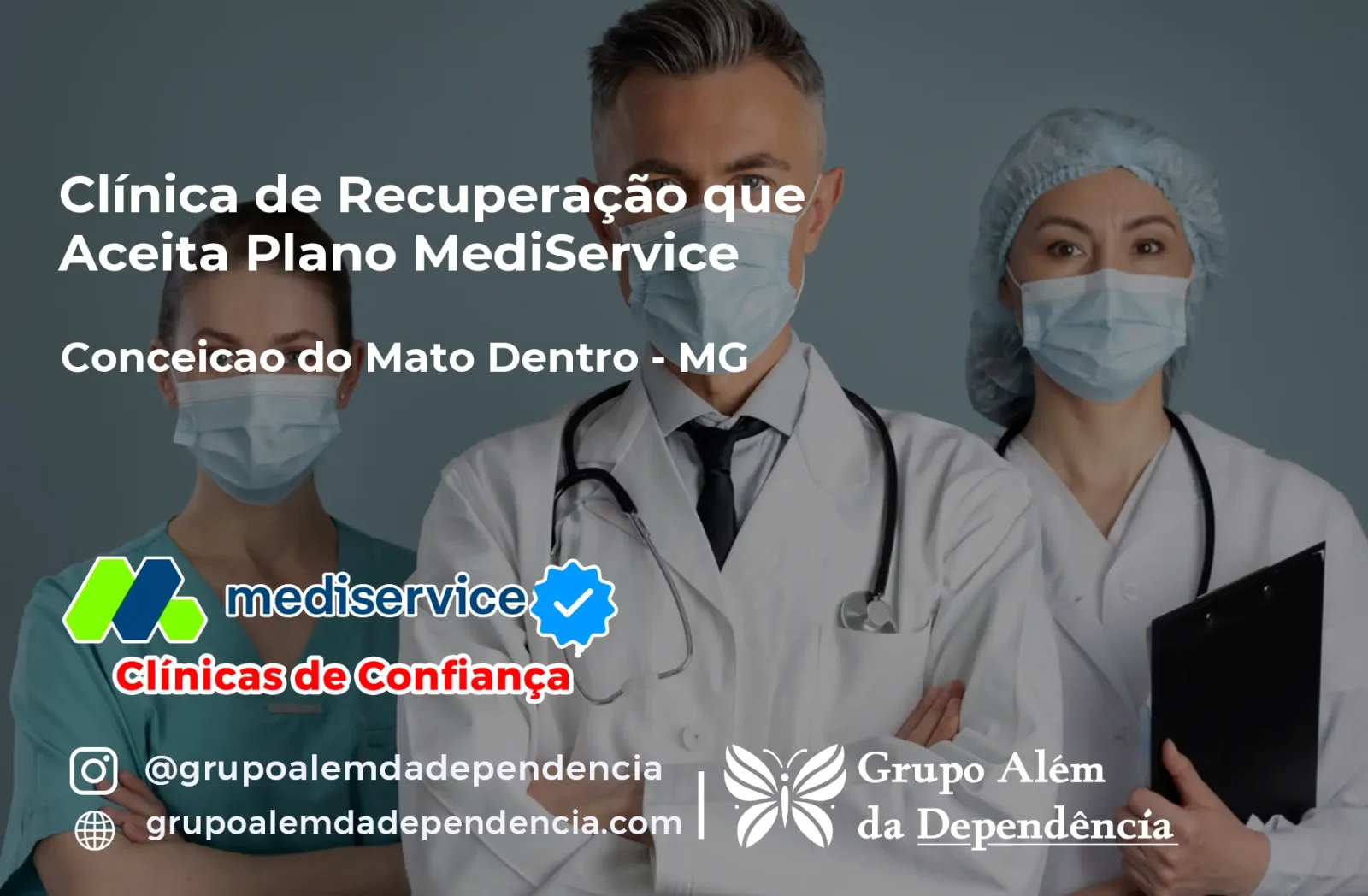 Clínica de Recuperação que Aceita Mediservice em Conceição do Mato Dentro - MG