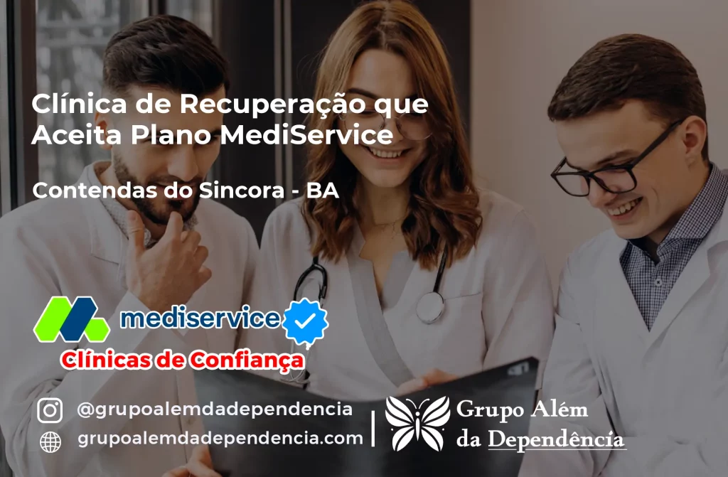 Clínica de Recuperação que Aceita Mediservice em Contendas do Sincorá - BA 1 Clínica de Recuperação que Aceita Mediservice em Contendas do Sincorá - BA