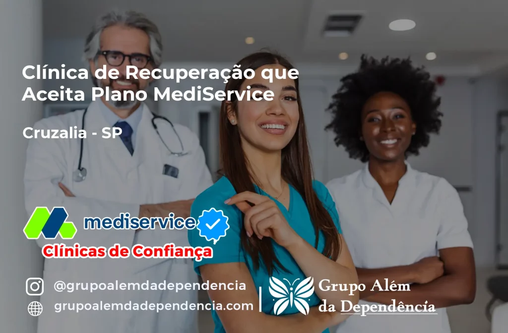 Clínica de Recuperação que Aceita Mediservice em Cruzália - SP 1 Clínica de Recuperação que Aceita Mediservice em Cruzália - SP