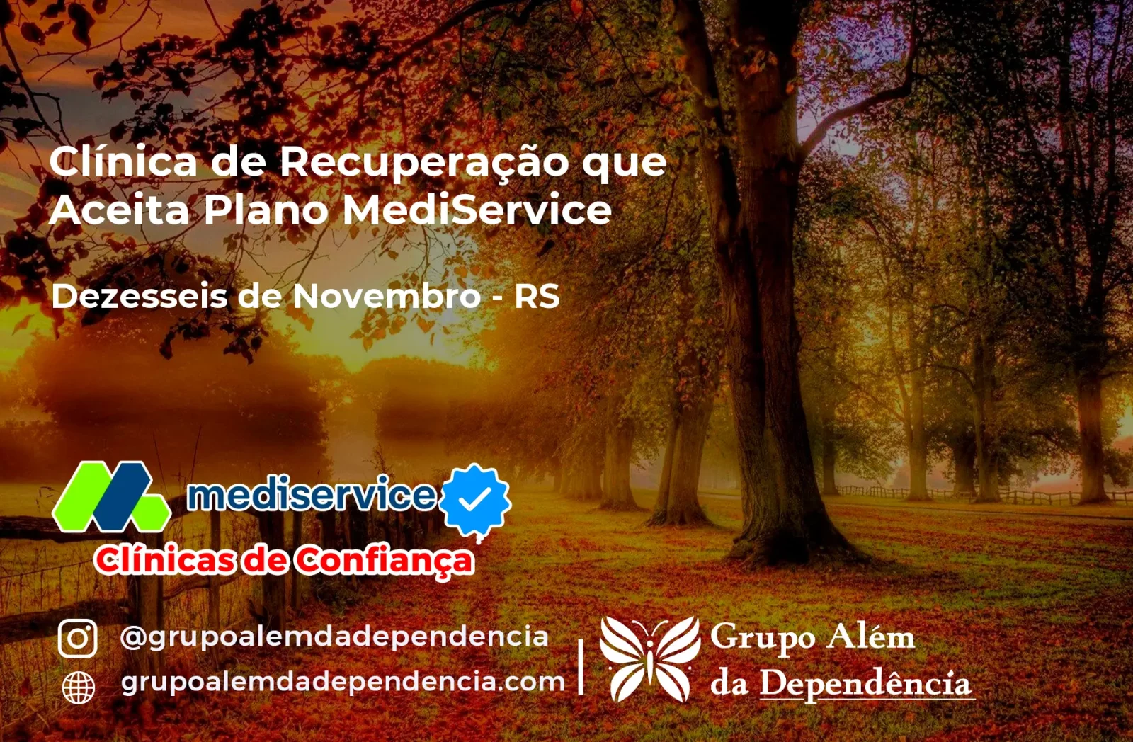 Clínica de Recuperação que Aceita Mediservice em Dezesseis de Novembro - RS