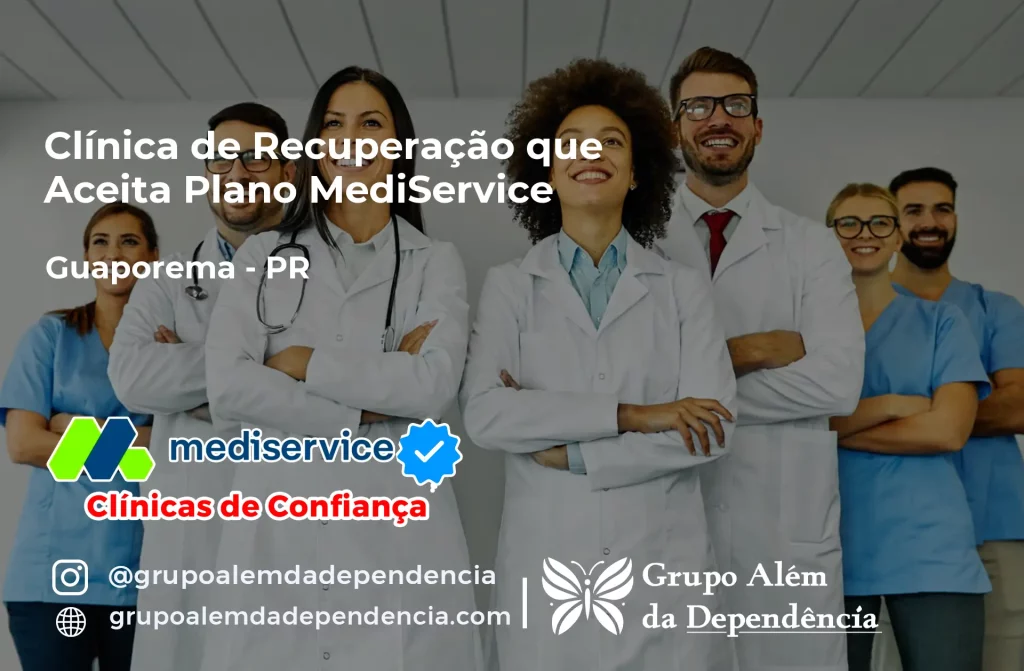 Clínica de Recuperação que Aceita Mediservice em Guaporema - PR 1 Clínica de Recuperação que Aceita Mediservice em Guaporema - PR