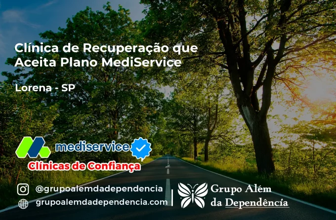 Clínica de Recuperação que Aceita Mediservice em Lorena - SP