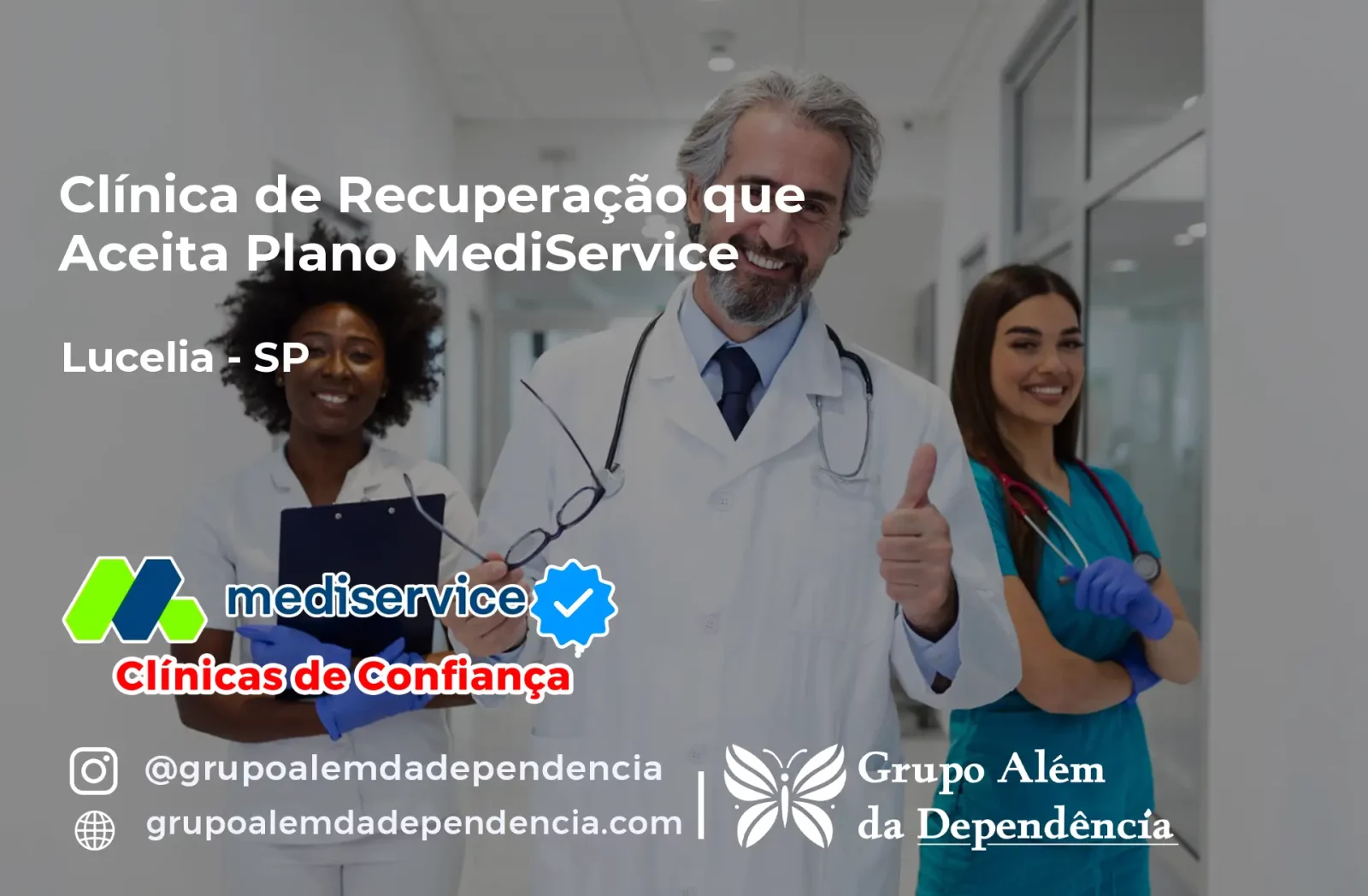 Clínica de Recuperação que Aceita Mediservice em Lucélia - SP