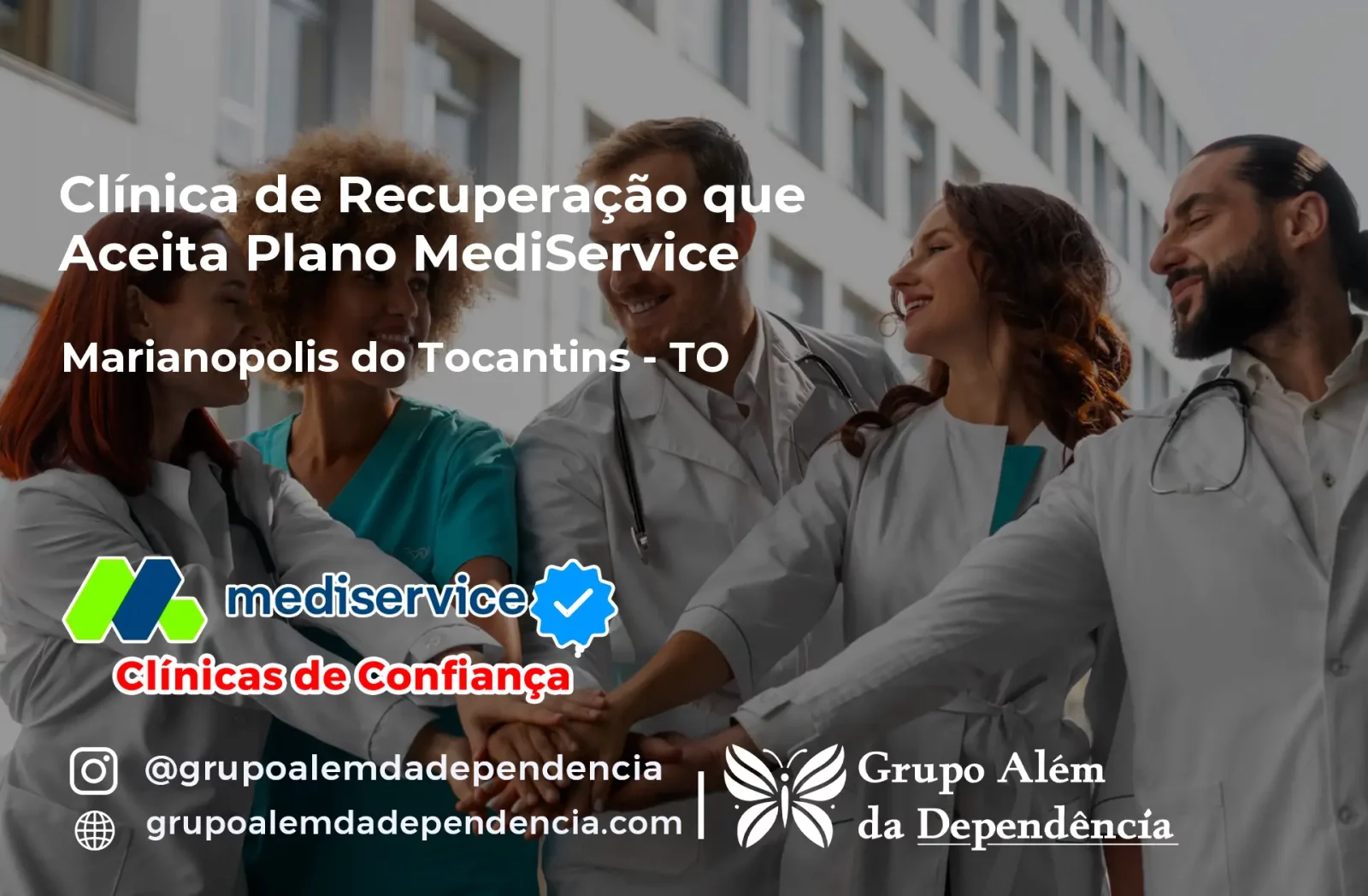 Clínica de Recuperação que Aceita Mediservice em Marianópolis do Tocantins - TO