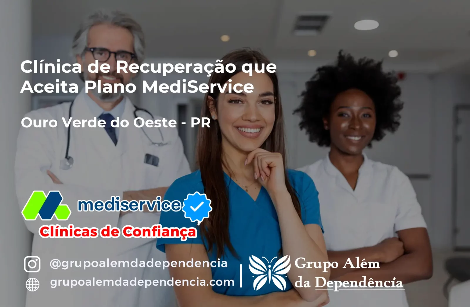 Clínica de Recuperação que Aceita Mediservice em Ouro Verde do Oeste - PR