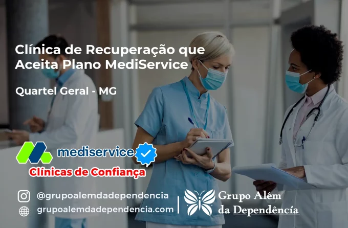 Clínica de Recuperação que Aceita Mediservice em Quartel Geral - MG