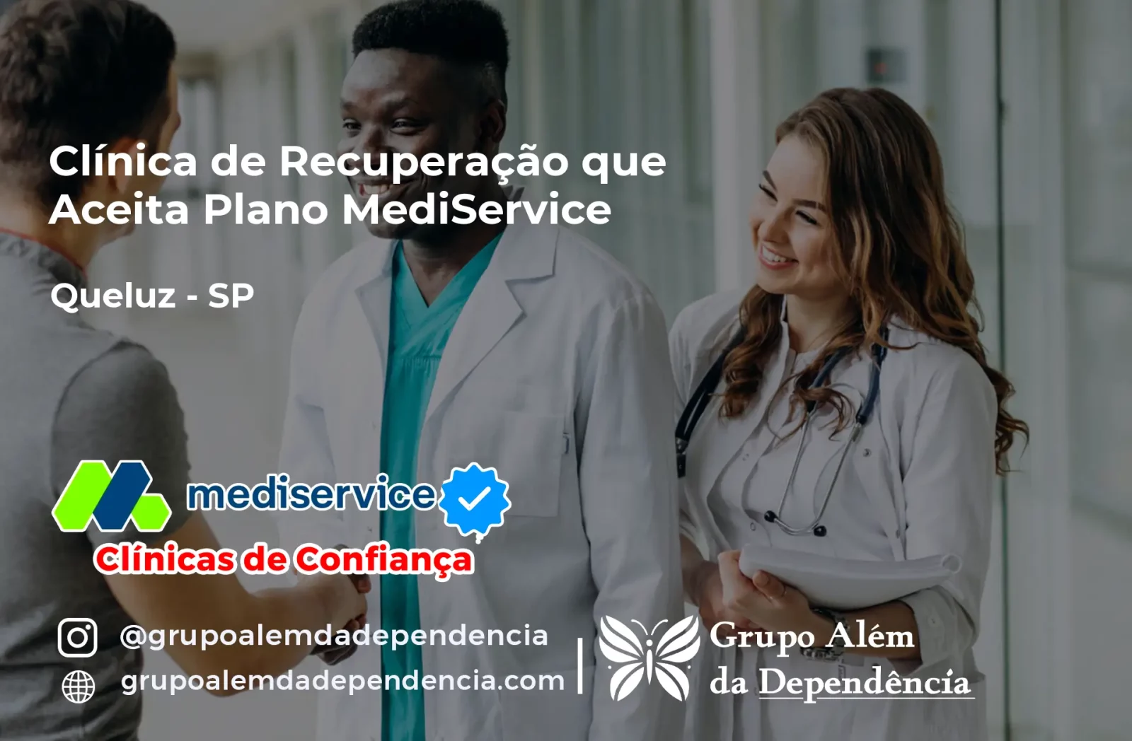Clínica de Recuperação que Aceita Mediservice em Queluz - SP