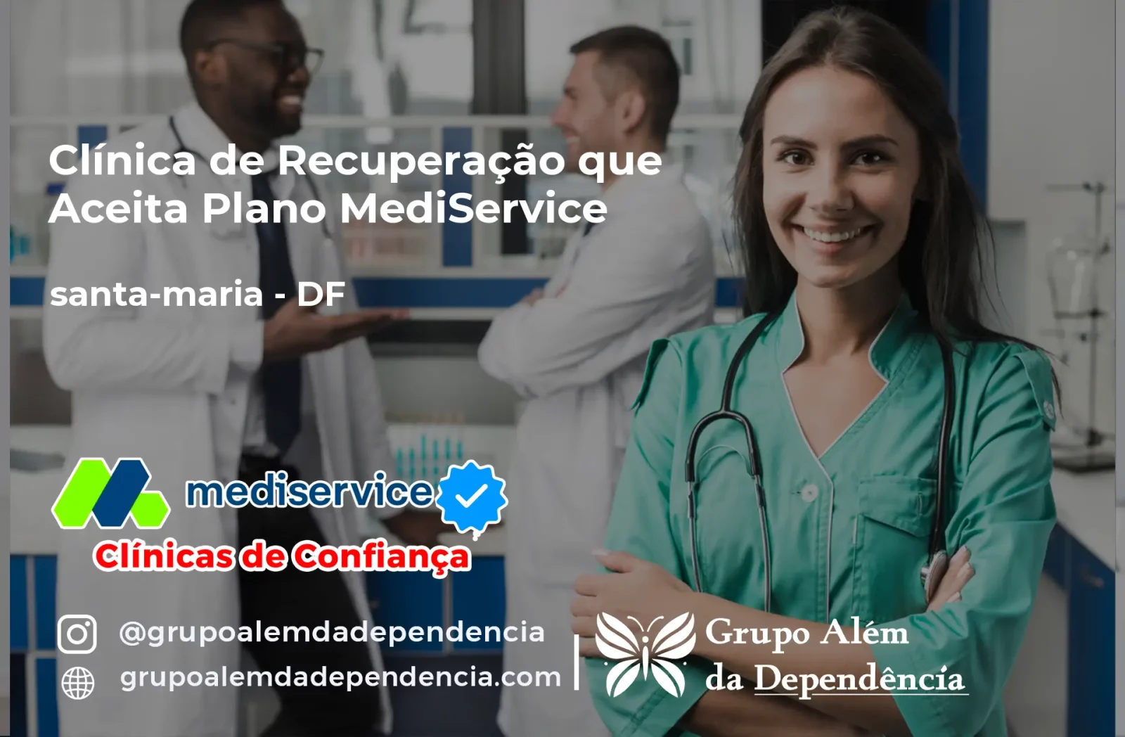 Clínica de Recuperação que Aceita Mediservice em santa-maria - DF