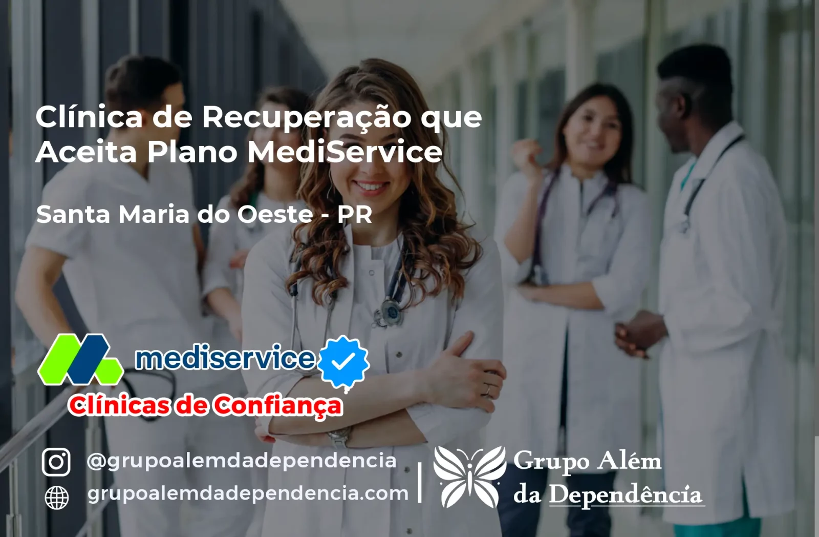 Clínica de Recuperação que Aceita Mediservice em Santa Maria do Oeste - PR